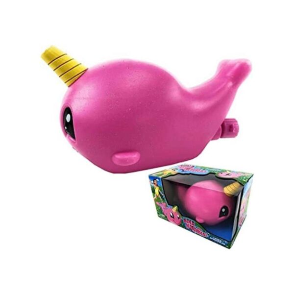 Mattys Toy Stop Nina The Narwhal Unicornio rosa del mar_1
