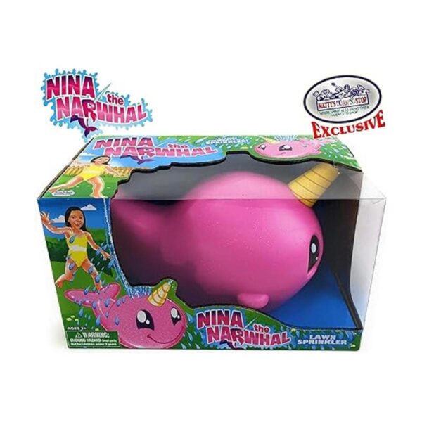 Mattys Toy Stop Nina The Narwhal Unicornio rosa del mar_2