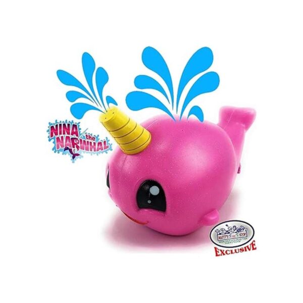 Mattys Toy Stop Nina The Narwhal Unicornio rosa del mar_5