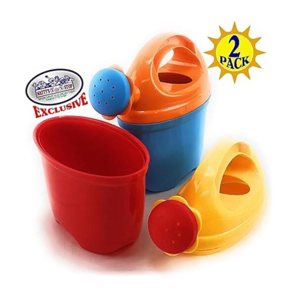Mattys Toy Stop Juego de 2 regaderas de plástico de 7_3