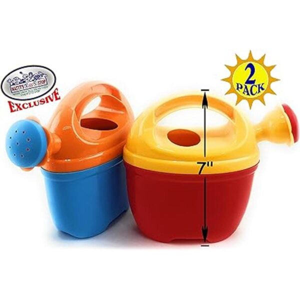 Mattys Toy Stop Juego de 2 regaderas de plástico de 7_4
