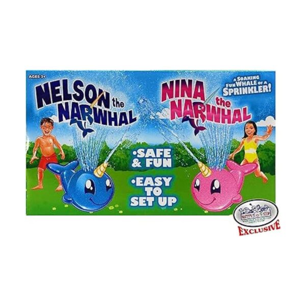 Mattys Toy Stop Nina The Narwhal Unicornio rosa del mar_4