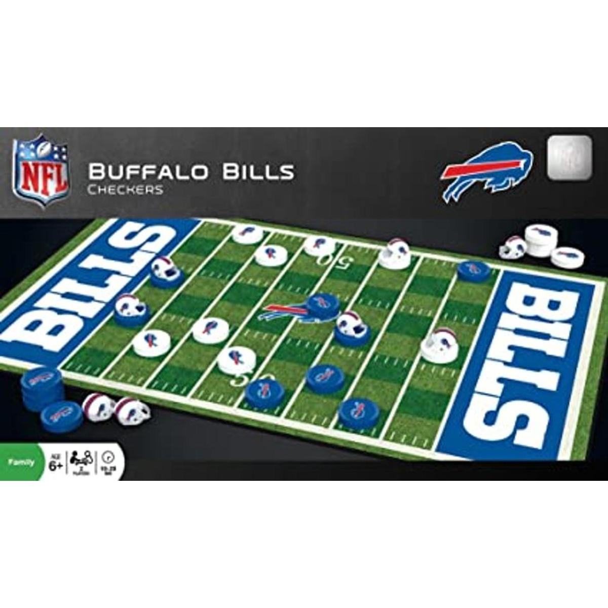 MasterPieces Juego familiar NFL Buffalo Bills Checkers