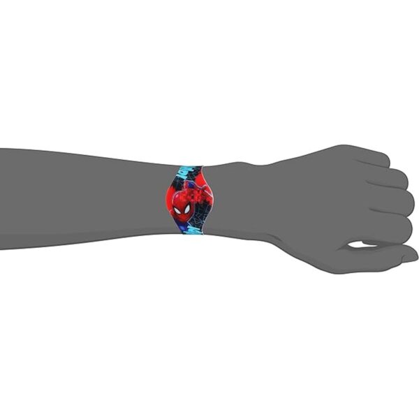 Marvel Boy s plástico de cuarzo reloj Casual color rojo_4