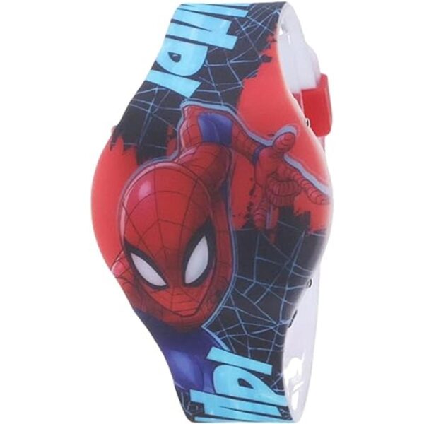 Marvel Boy s plástico de cuarzo reloj Casual color rojo_1