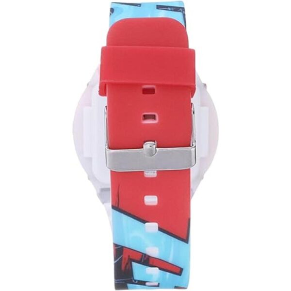 Marvel Boy s plástico de cuarzo reloj Casual color rojo_2