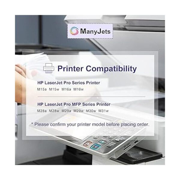 ManyJets Cartucho de tóner compatible con HP 48A CF248A