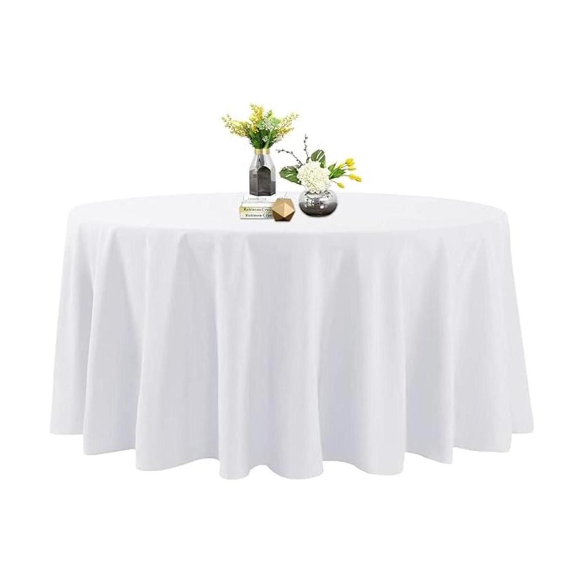 Mantel redondo de 120 pulgadas mantel redondo de