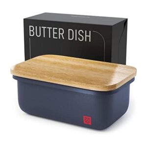 Mantequilla con tapa para encimera contenedor para barra