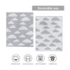 Manta suave para bebé manta de felpilla de 2 capas manta_3