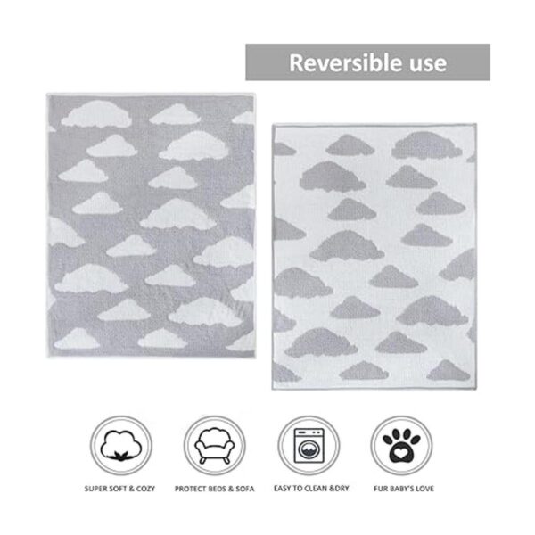 Manta suave para bebé manta de felpilla de 2 capas manta_3