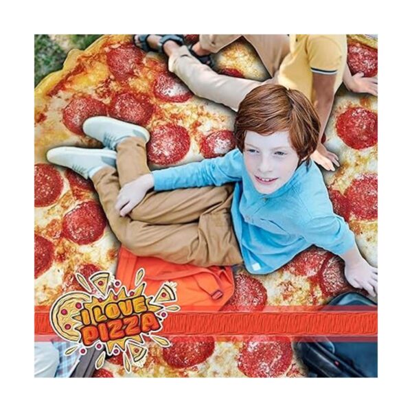 Manta de pizza para adultos tamaño Kdis divertida y_2