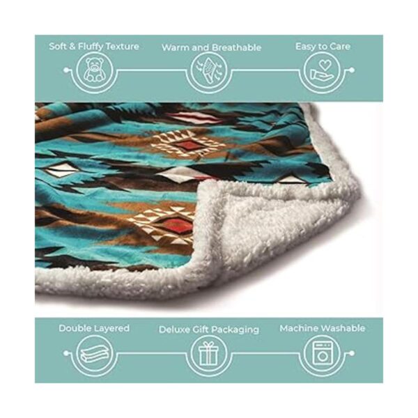 Manta de felpa suave Sherpa para bebé reversible con