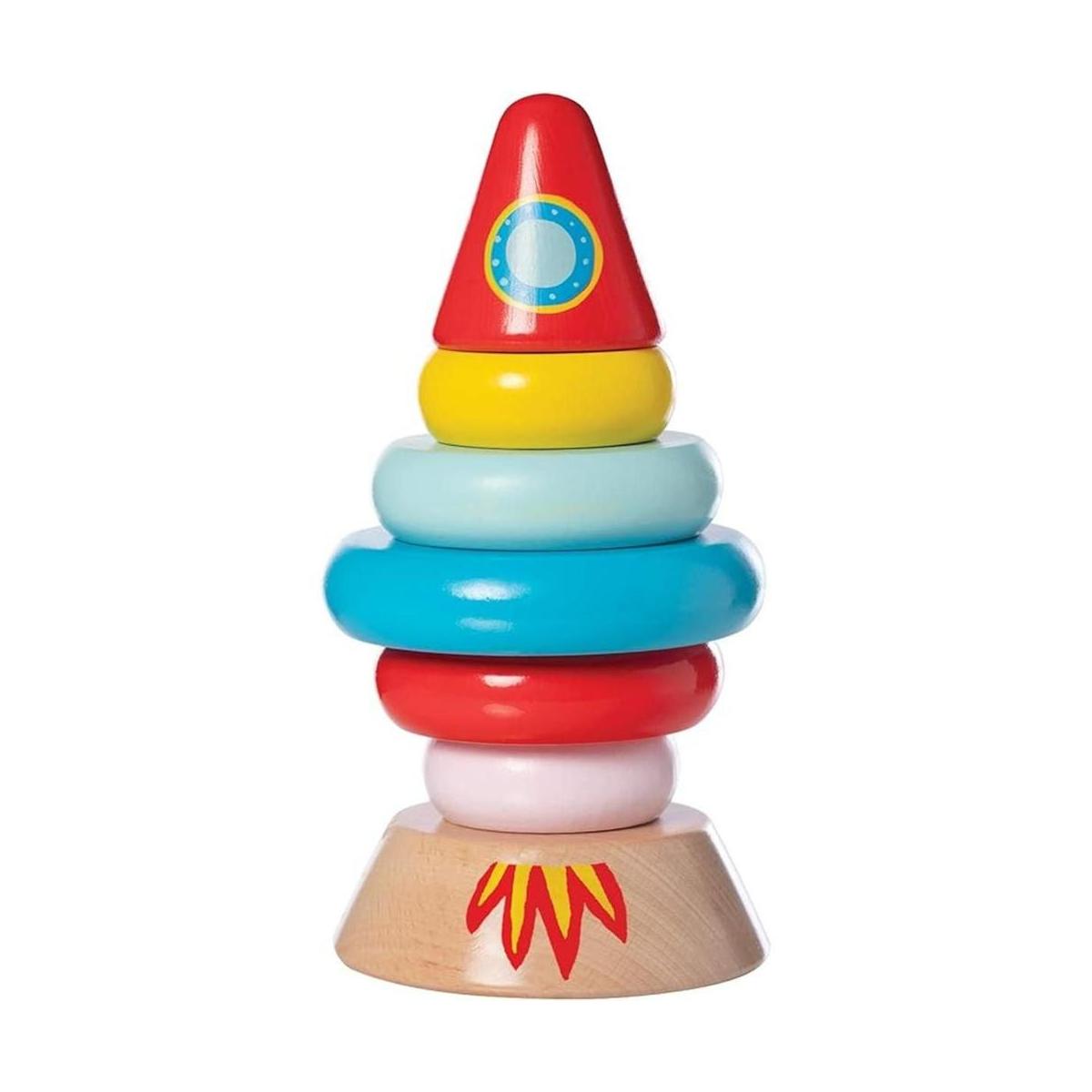 Manhattan Toy Stacker Rocket Juego de 7 juguetes