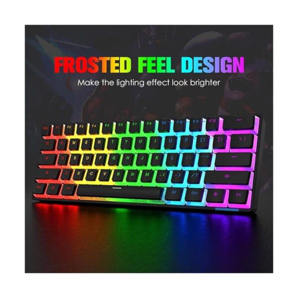 Manbasnake Pudding Keycaps Juego de teclas PBT con capa