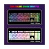 Manbasnake Pudding Keycaps Juego de teclas PBT con capa