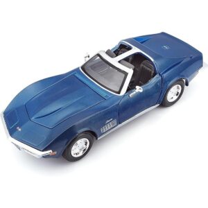 Maisto Chevrolet Corvette 124 Edición Especial 1970 Azul_1
