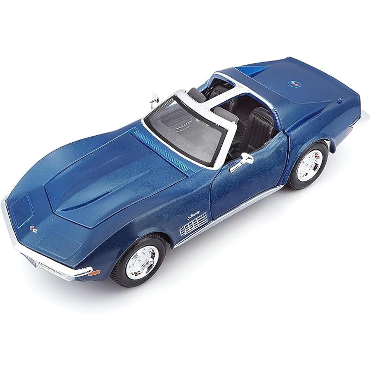 Maisto Chevrolet Corvette 124 Edición Especial 1970 Azul