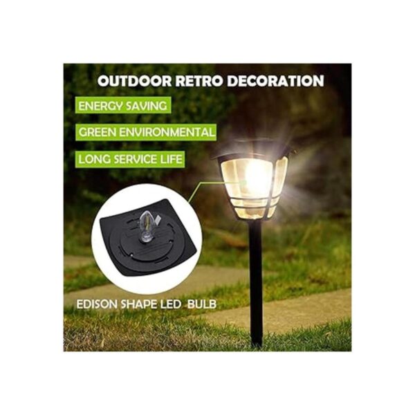 Maggift Bombillas LED solares de estilo vintage para