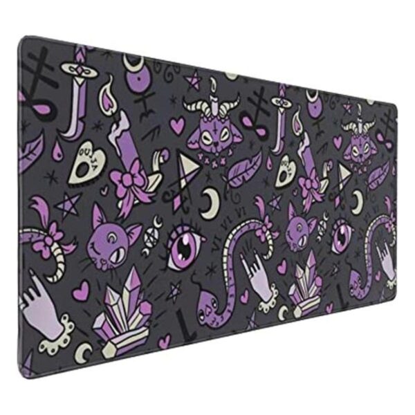 Magic Goth Spooky Gray Purple Alfombrilla de ratón para_1