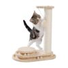 Made4Pets Tocadiscos de madera para gatos con poste