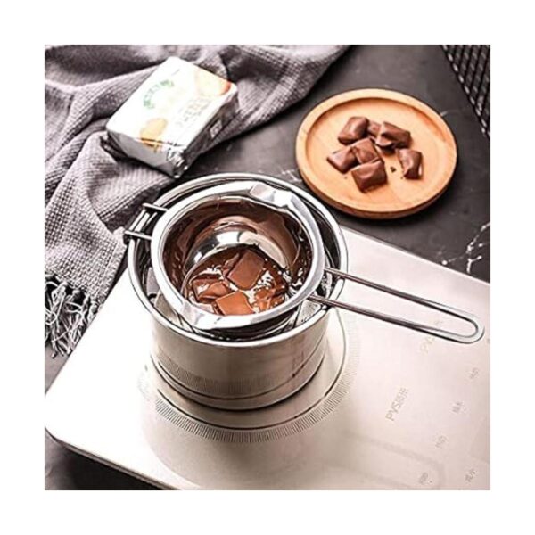 Maceta doble de 33.8 fl oz con olla de acero inoxidable de