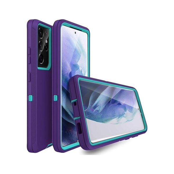 MXX Funda compatible con Galaxy S21 Ultra 3 capas súper_2