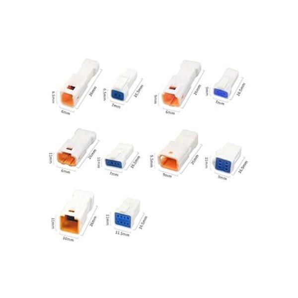 MUYI JST Conector 19 Conjuntos Conector impermeable_3