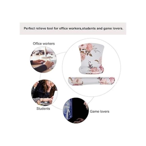 MOSISO Wrist Rest Support for Mouse Pad Keyboard Set_3