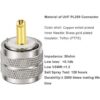 MOOKEERF Conector de crimpado macho PL259 conector_2
