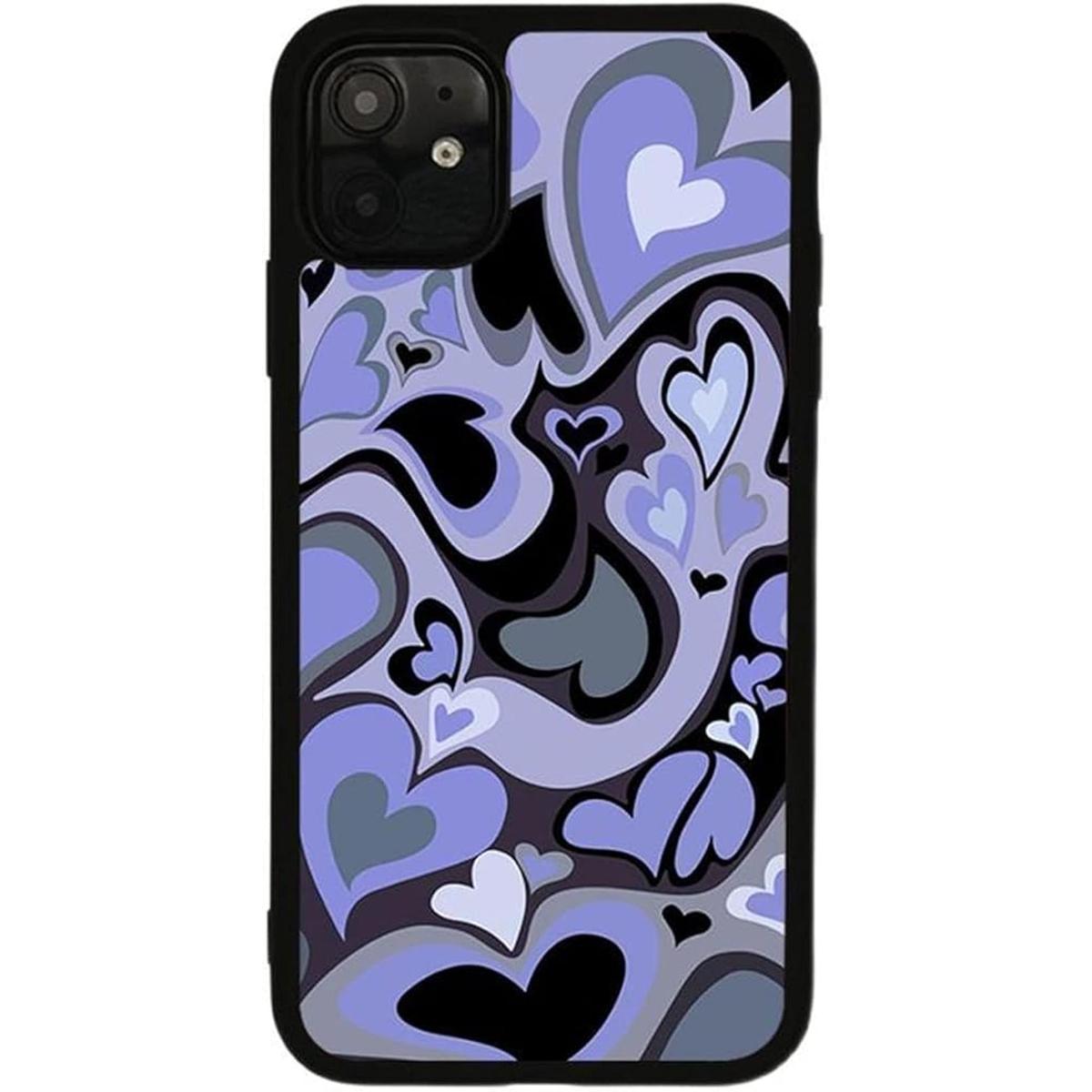 MOKENS Lindas fundas para teléfono con diseño de corazón