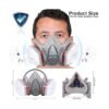 MODUSKYE Respirador reutilizable de media pieza frontal_2