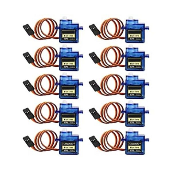 MMOBIEL Kit de 10 piezas SG90 de 0.32 oz de micro_1