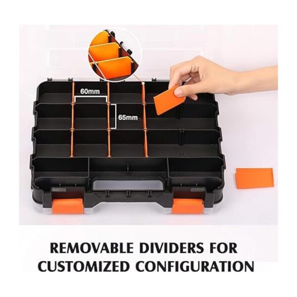 MIXPOWER Organizador de doble cara de 34 compartimentos