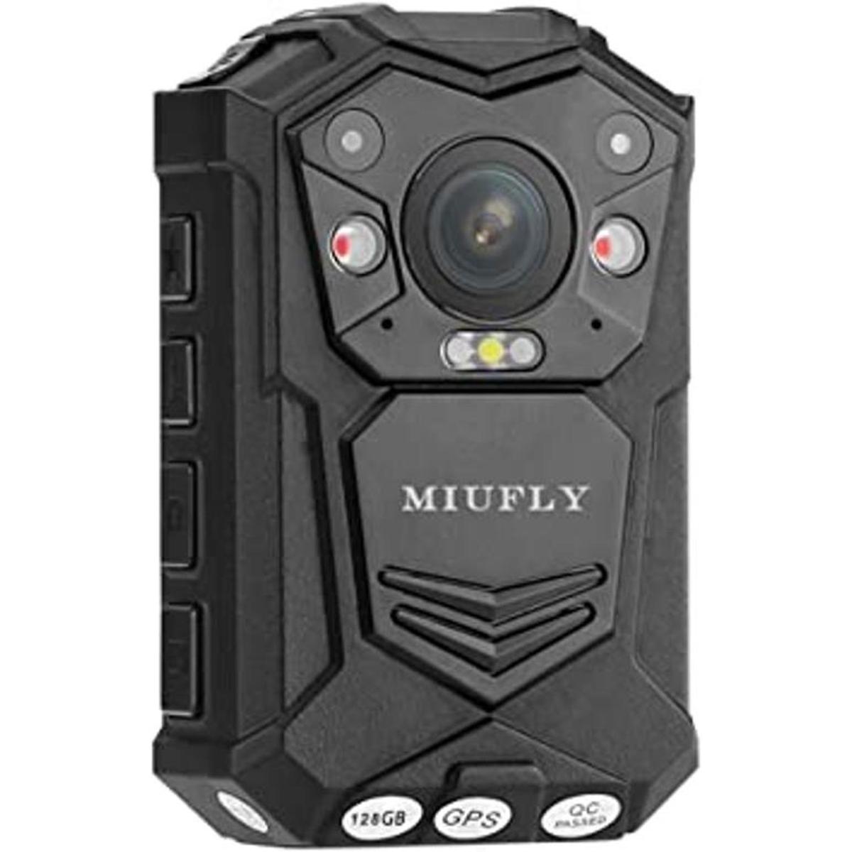 MIUFLY Cámara de policía 1296P con pantalla de 2 pulgadas