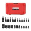MIXPOWER Juego de 25 piezas de enchufe Torx y enchufe