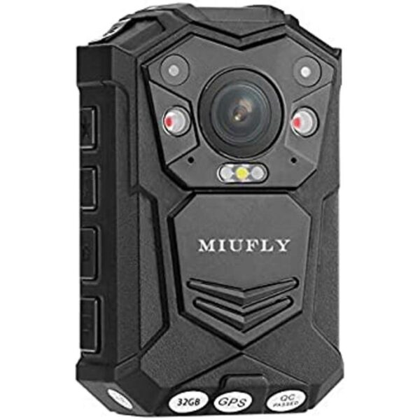 MIUFLY Cámara de policía HD 1296P con pantalla de 2_1