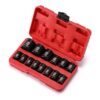 MIXPOWER Juego de 14 llaves de impacto poco profundo de