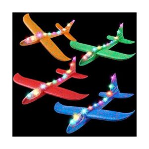 MIMIDOU Paquete de 4 planeadores intermitentes luces LED