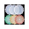 MIKIMIQI Mandala Flores Coaster Molde para resina 3_4