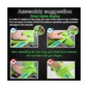 MIMIDOU Paquete de 4 planeadores intermitentes luces LED