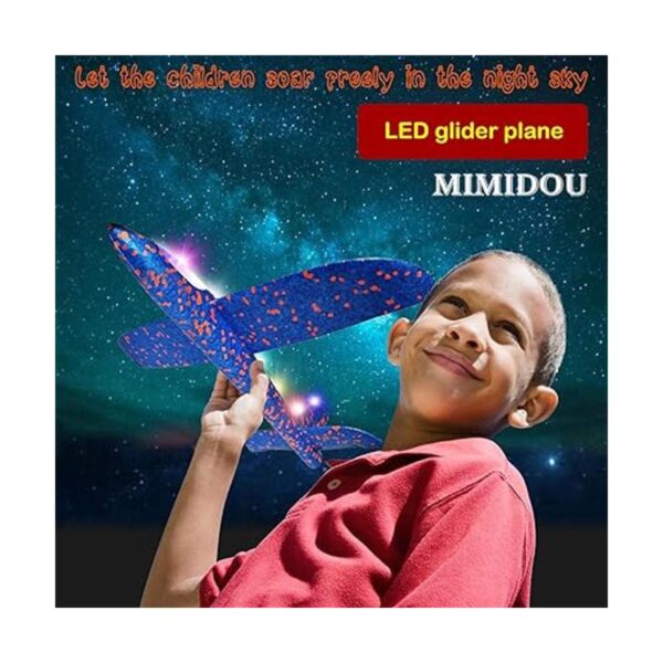 MIMIDOU Paquete de 4 planeadores intermitentes luces LED