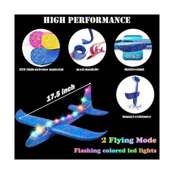 MIMIDOU 2 aviones de planeador luminosos intermitentes 2