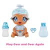 MGAS Muñeca de bebé con purpurina BABYZ con 3 colores_3