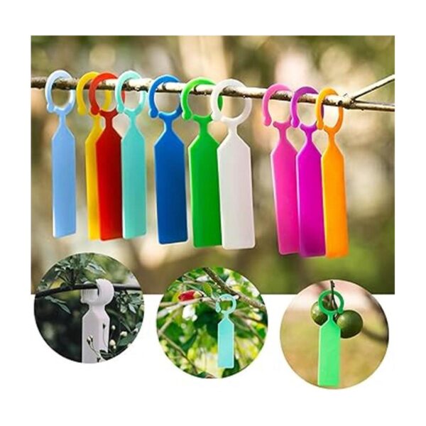 MHY 100 etiquetas de plástico grueso para plantas_2
