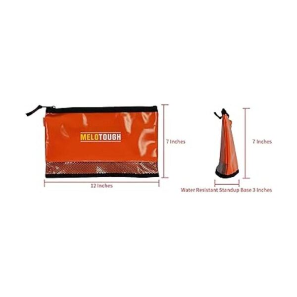 MELOTOUGH material impermeable 12 pulgadas bolsa de_2