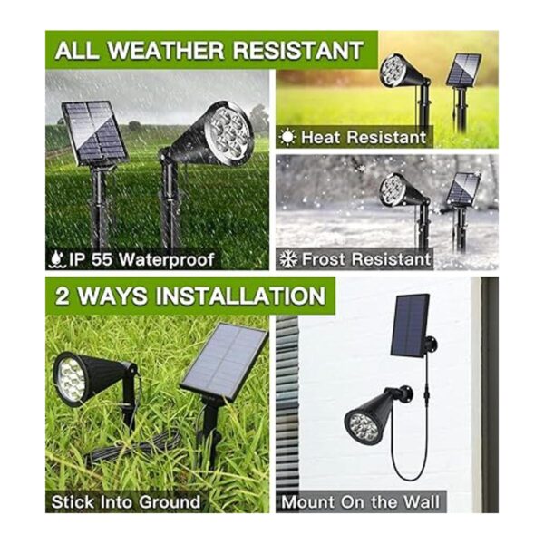 MEIHONG Luz solar para exteriores impermeable luces LED_4