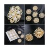 MEEDOZ Broches de ramo de boda para mujer 36 piezas de_5
