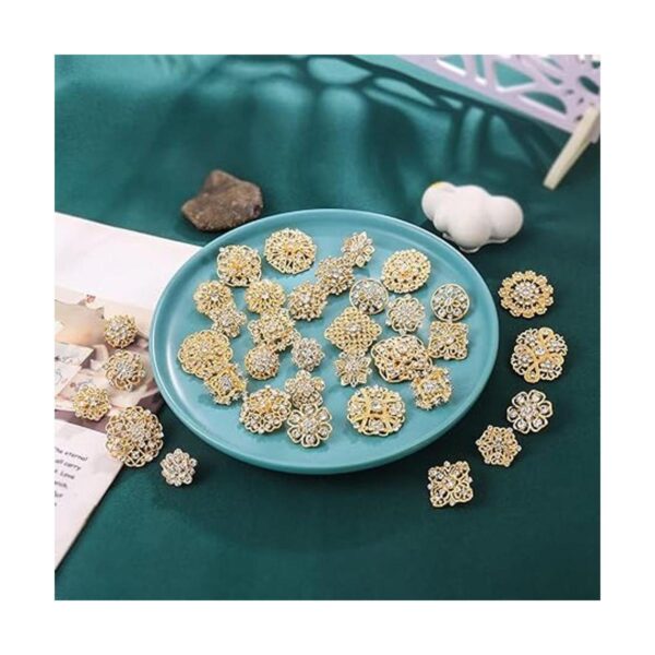 MEEDOZ Broches de ramo de boda para mujer 36 piezas de_3