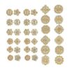 MEEDOZ Broches de ramo de boda para mujer 36 piezas de_1